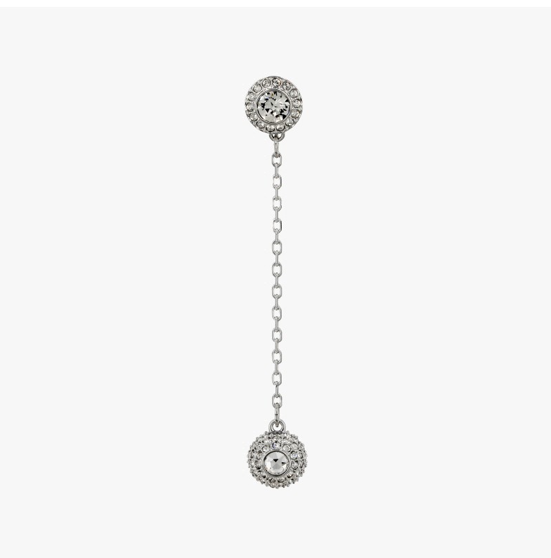 Swarovski Una Angelic Drop Earrings 5732273 5.2cm Silver Crystal