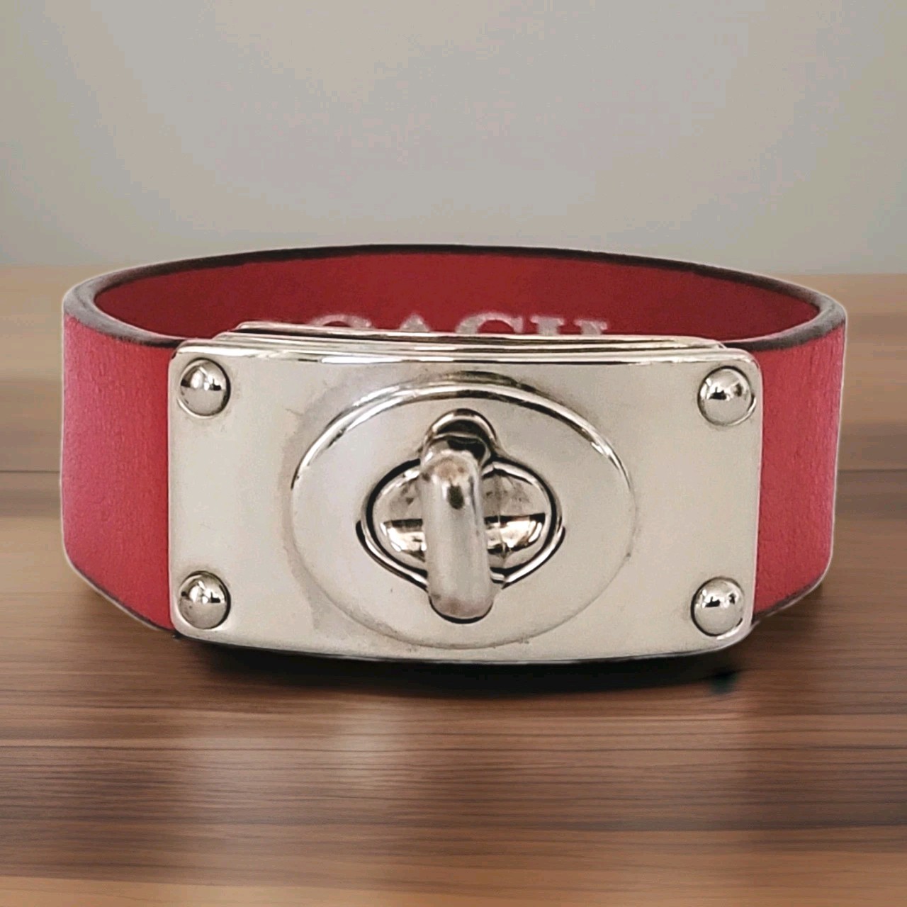 Authentic Coach New York Bracelet Turn-Lock Buckle Fits To 6.25″