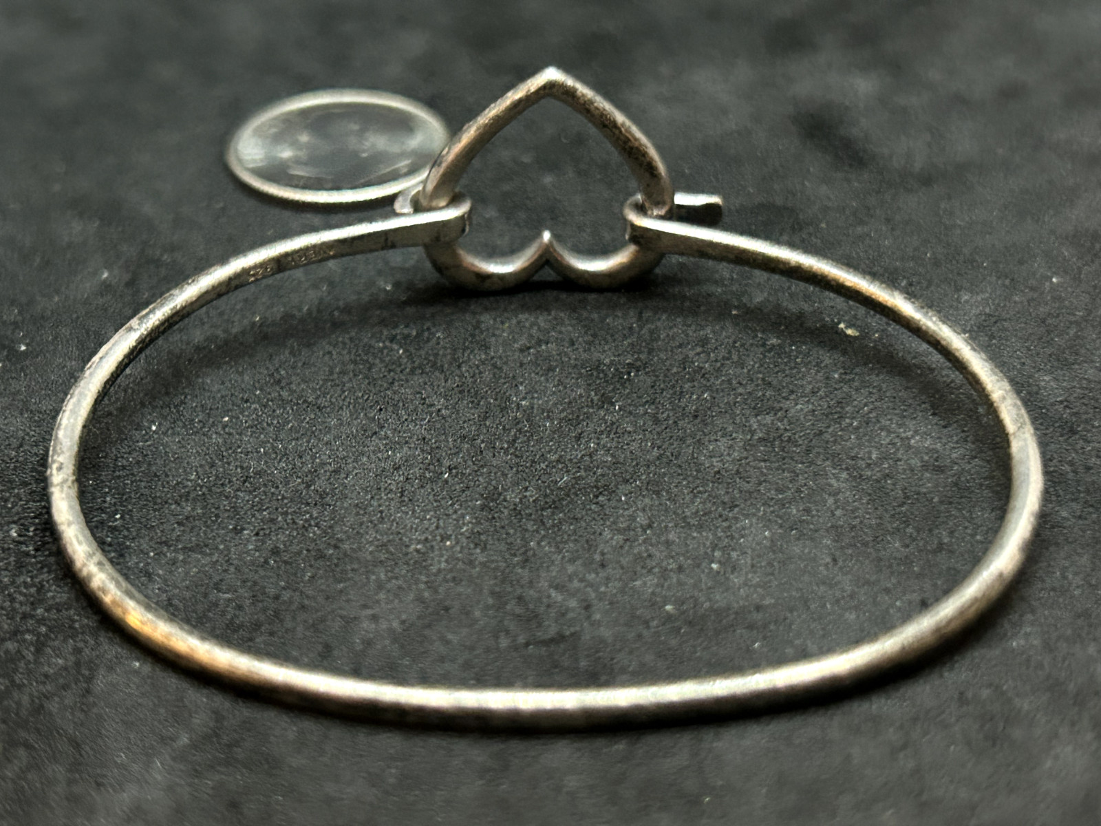 925 Sterling James Avery Heart Bracelet 1.8mm 7in – 7.75g