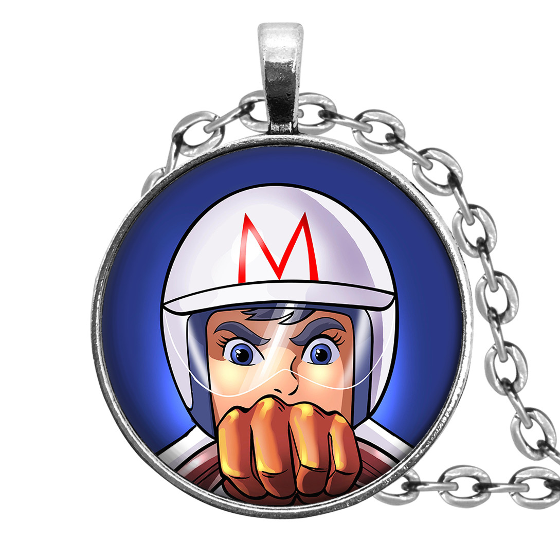 Speed Racer Key Ring Necklace Cufflink Tie Clip Ring Earrings Mach GoGoGo Mach 5