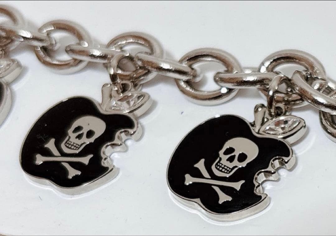 [Brand New Unused] Hysteric Glamour Bracelet Black & Silver Includes Accessories