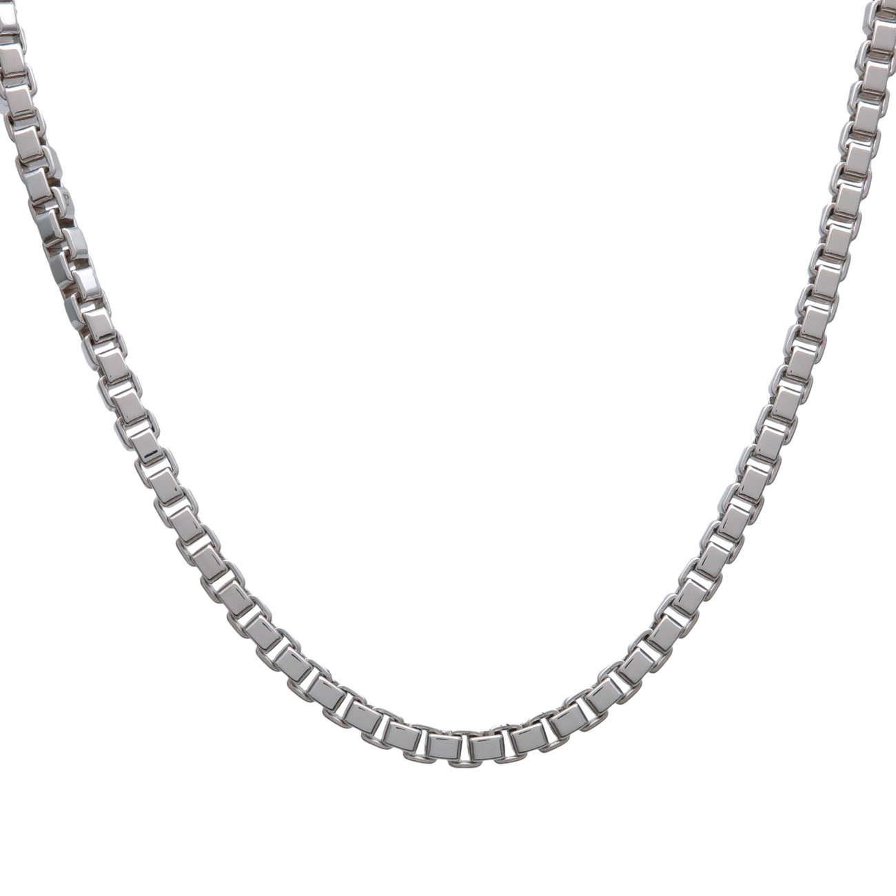 Tiffany & Co Venetian Link Necklace SV925 Silver Authentic Used F/S