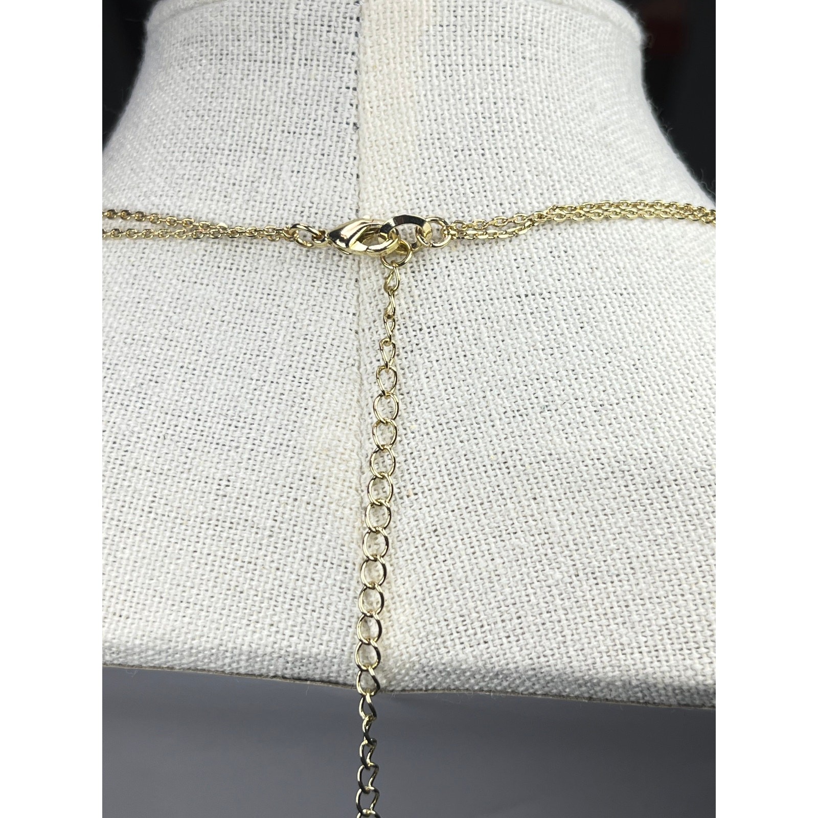 Dainty Multi-Layer Gold Tone Necklace