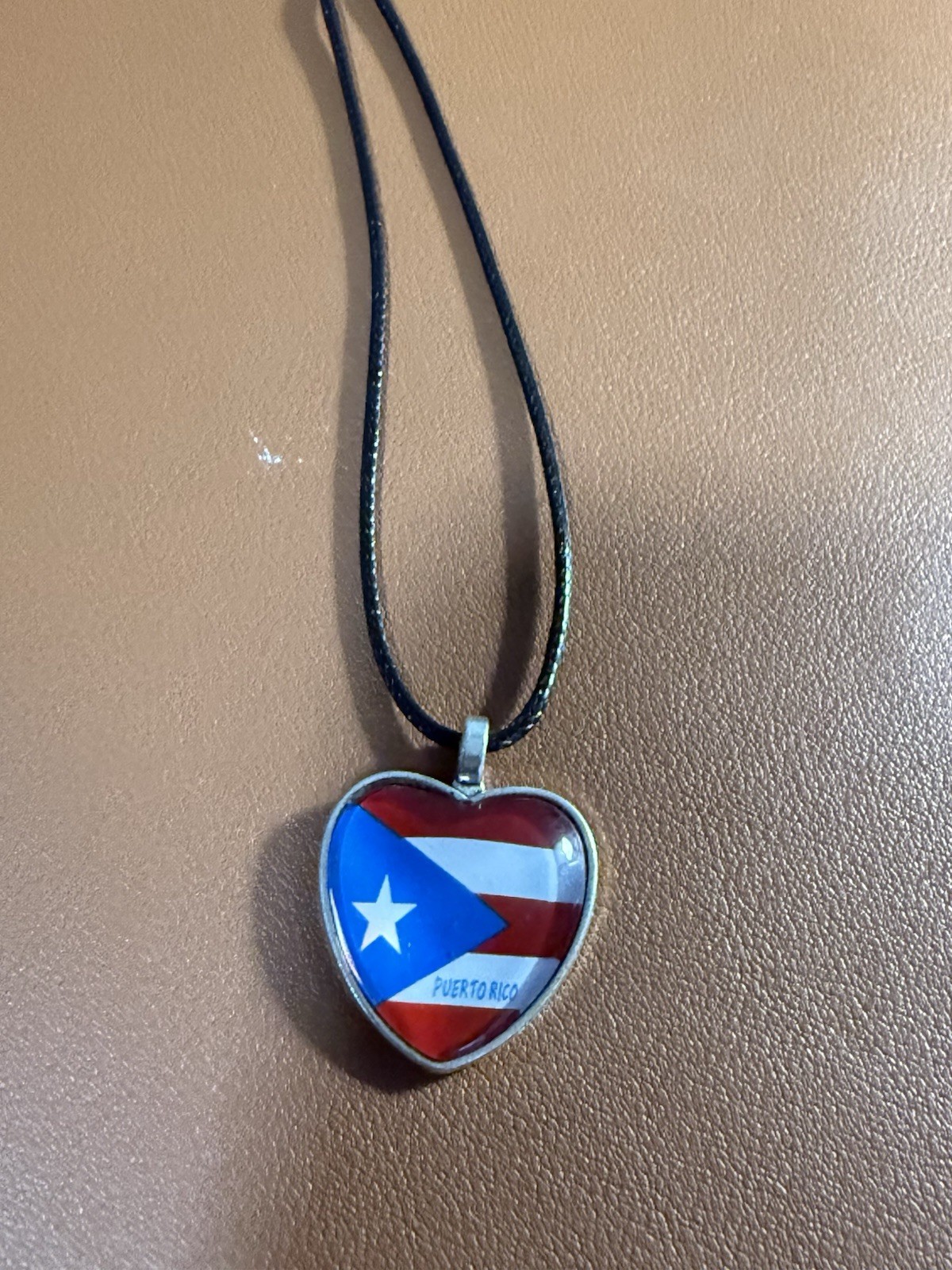 Puerto Rico Necklace with Flag