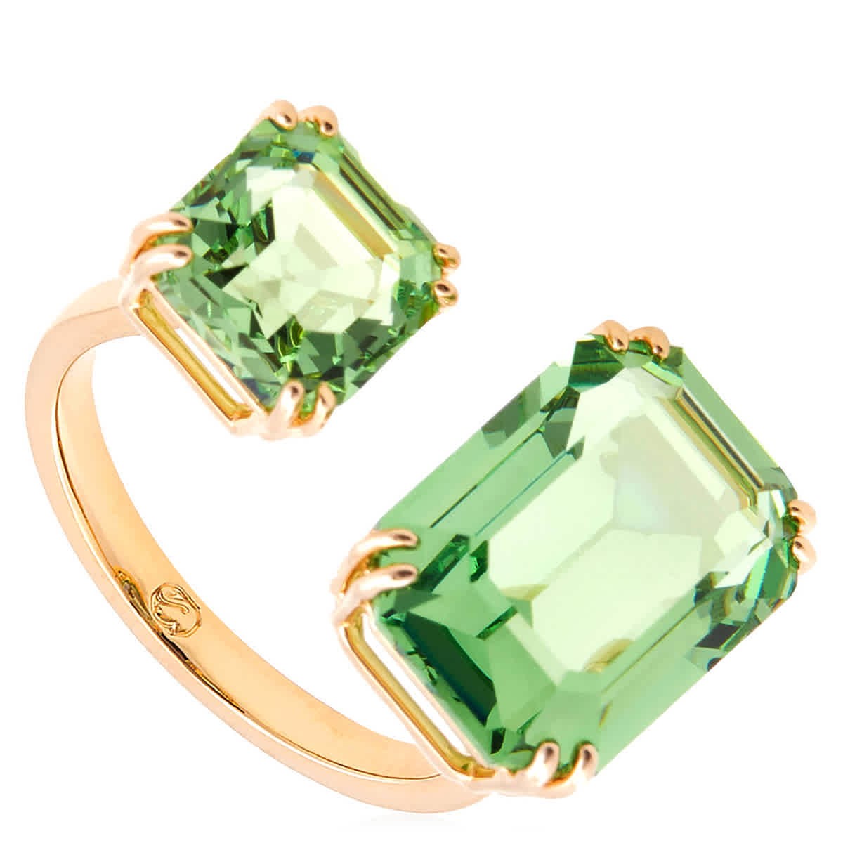 Swarovski Millenia Cocktail Ring Gold Shiny Peridot