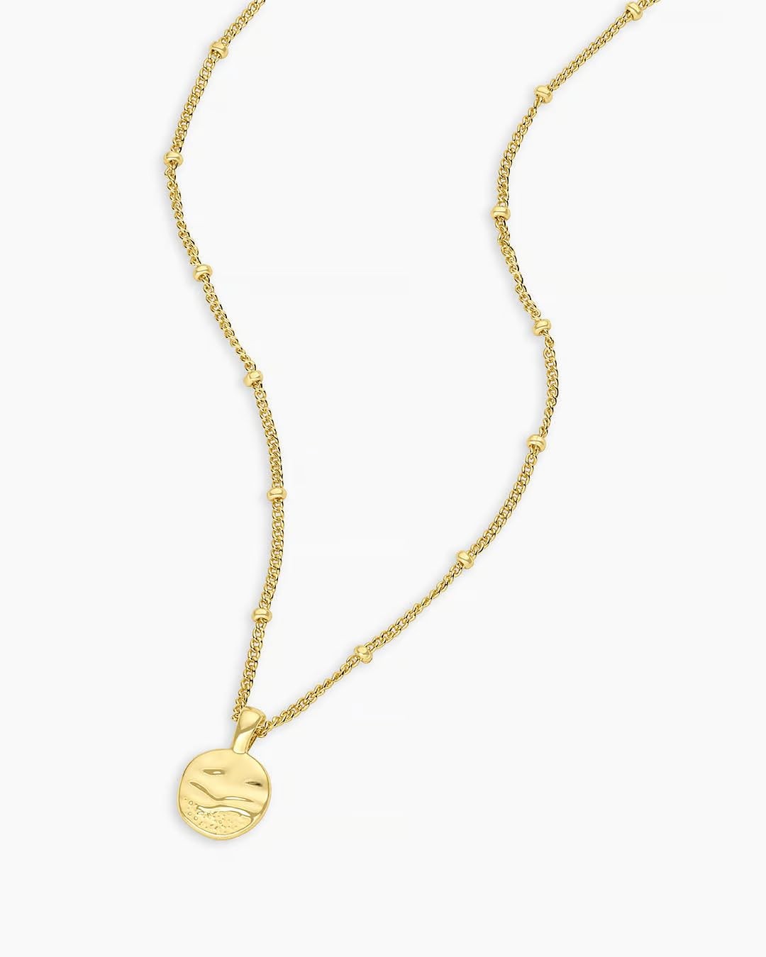 gorjana – Shorebreak Necklace 16 inch – 18k Gold Plated Brass – Ocean-Inspire