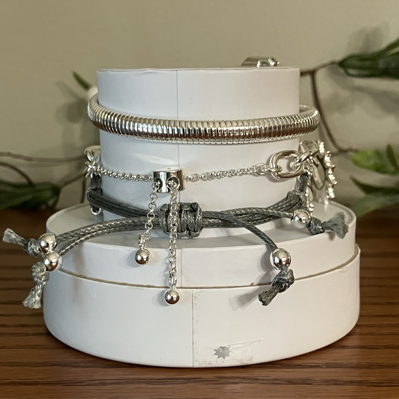 Bomb Party Spring Stacks 2026 Blessed And Protected Horseshoe Bracelet Silver