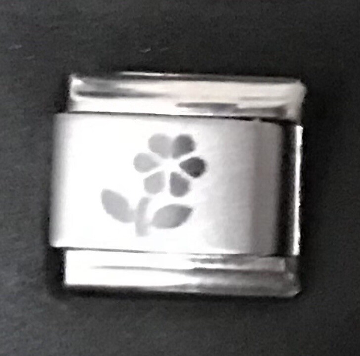Flower Laser Wholesale ITALIA CHARM Link 9MM K2022BG4 Style 1