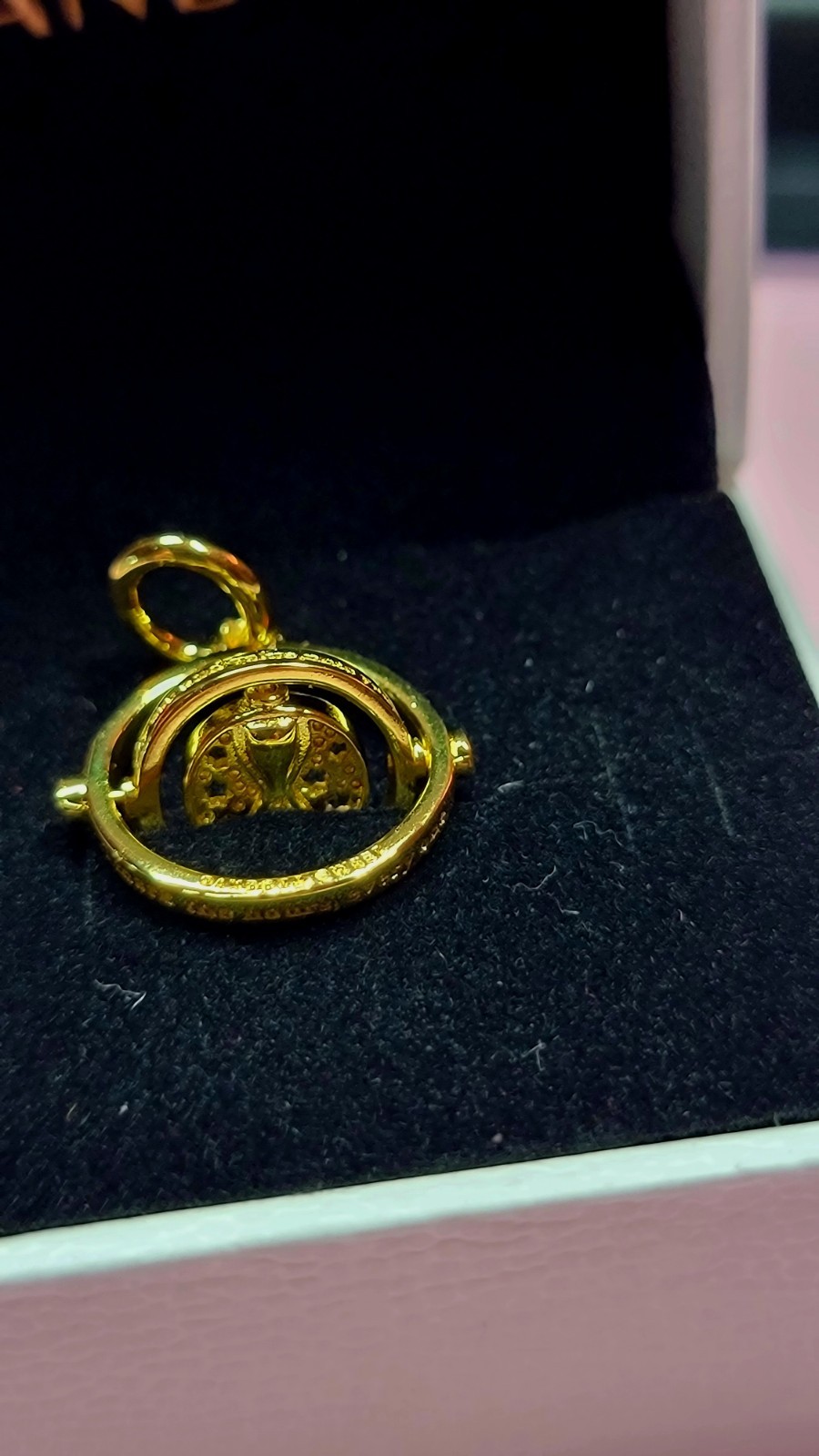 Authentic Pandora Spinning Time Turner Harry Potter Charm 369174C00 w/ Box B96