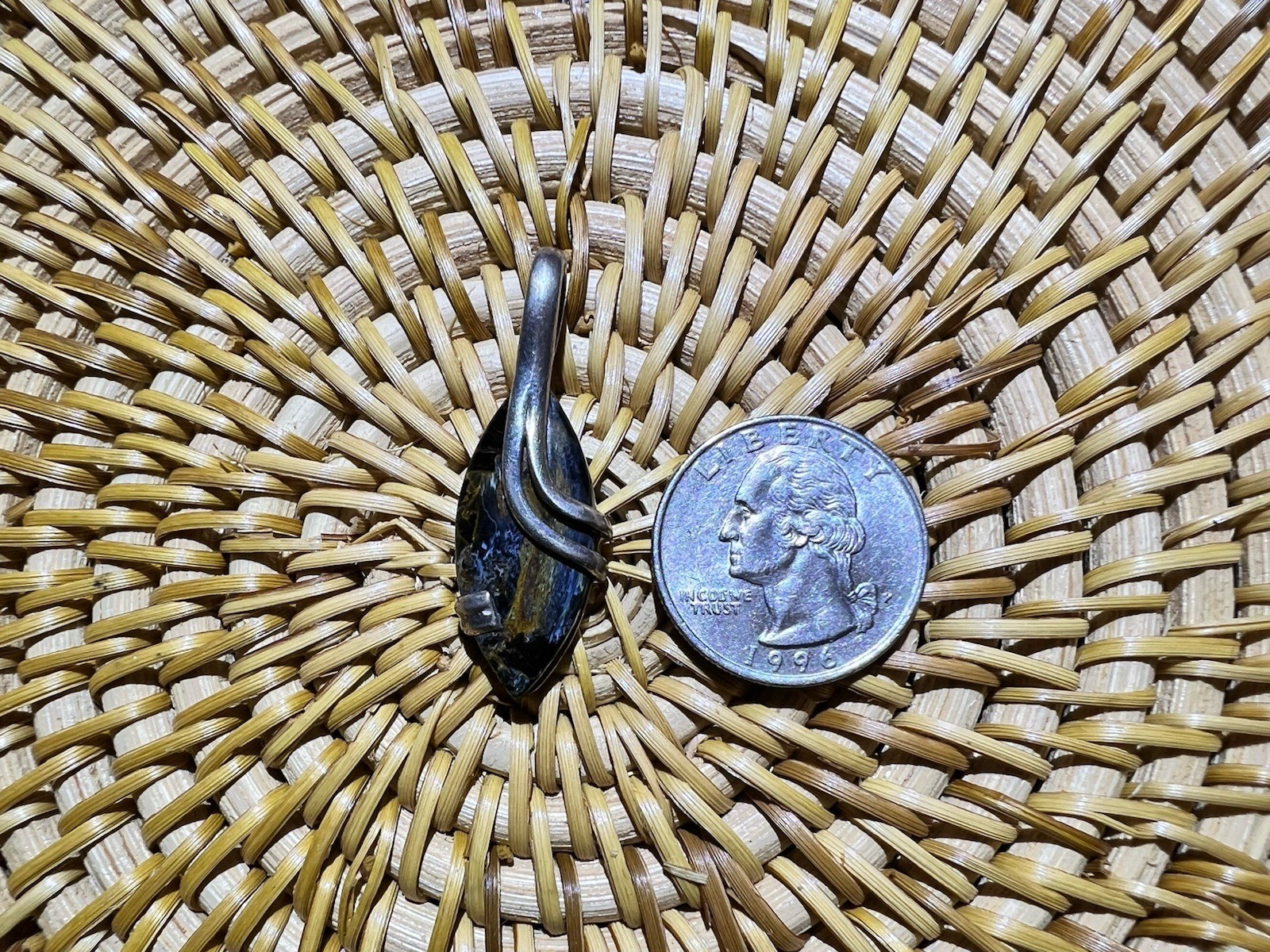 Pietersite Marquise Pendant