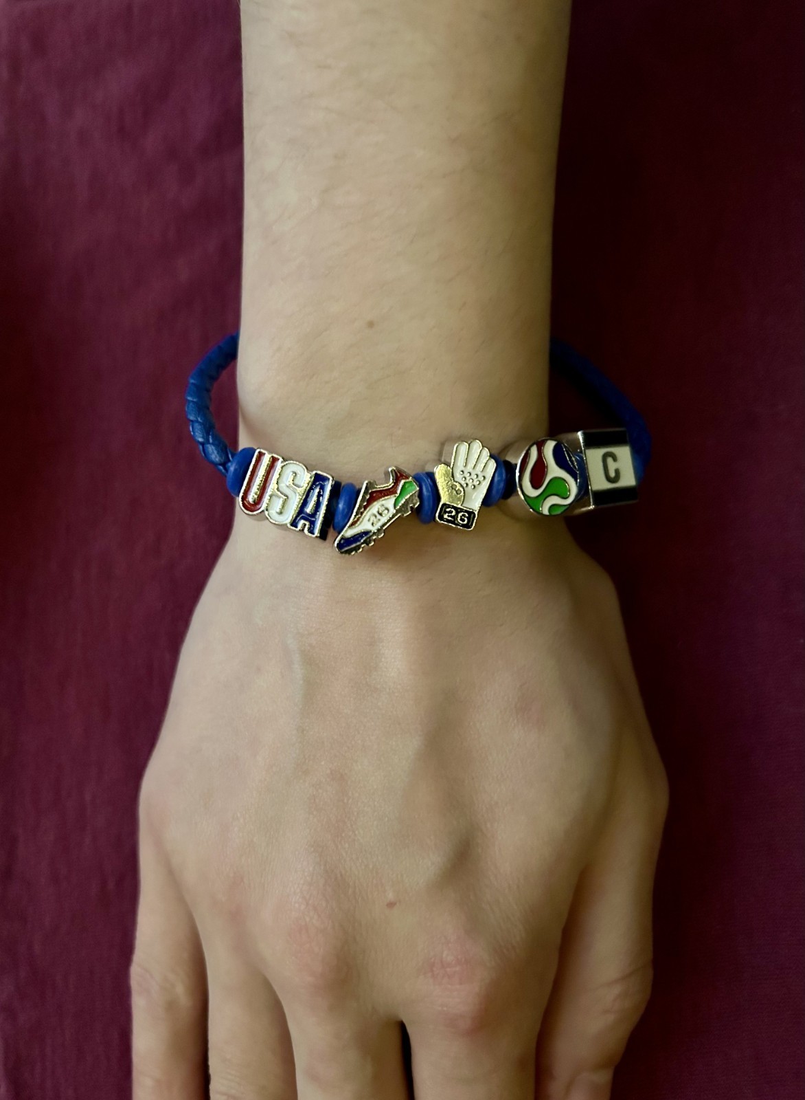 Bank of America Fifa 26′ Charm Bracelet – USA – Size Medium