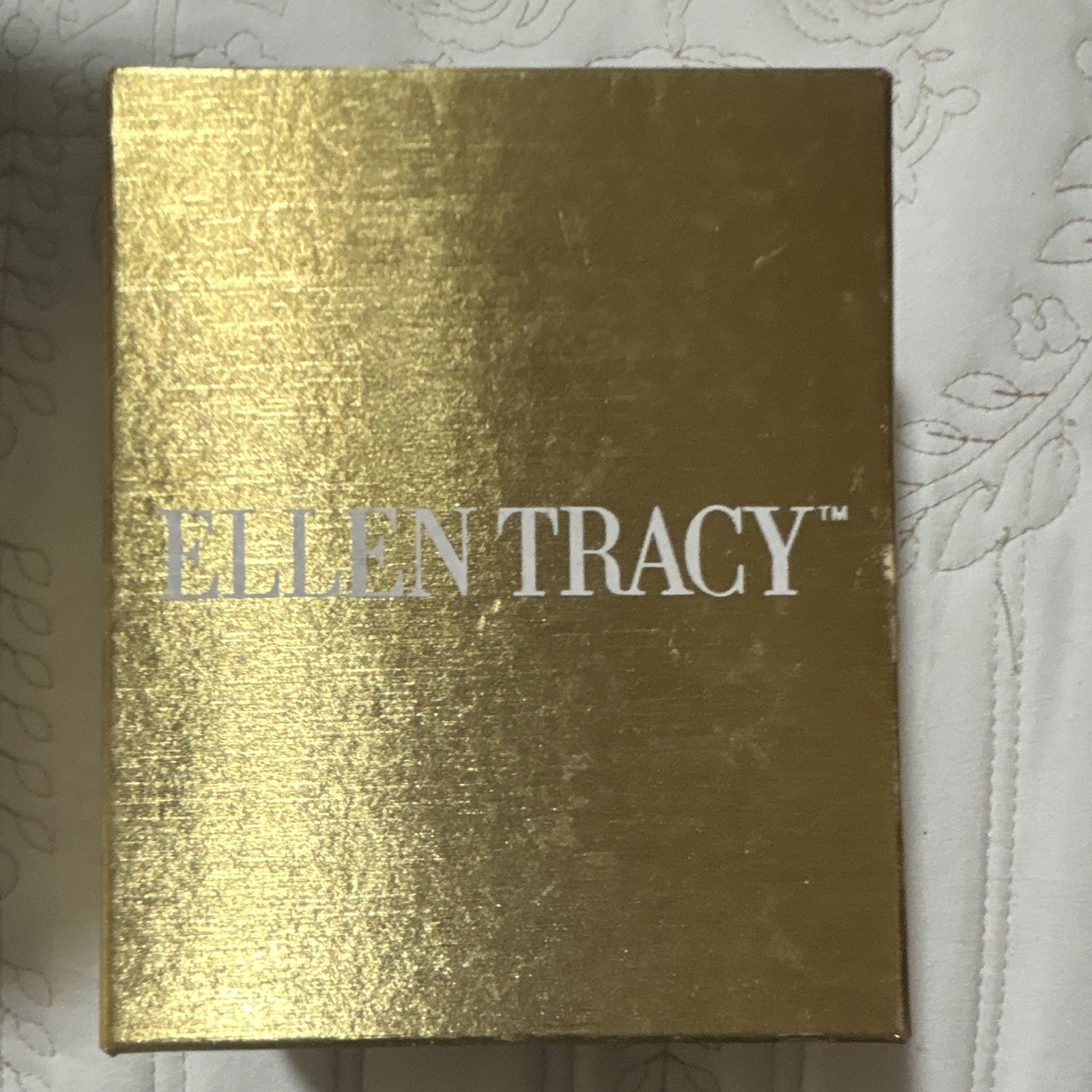 Ellen Tracy Clear Crystal Beaded Chandelier Dangle Hook Earrings