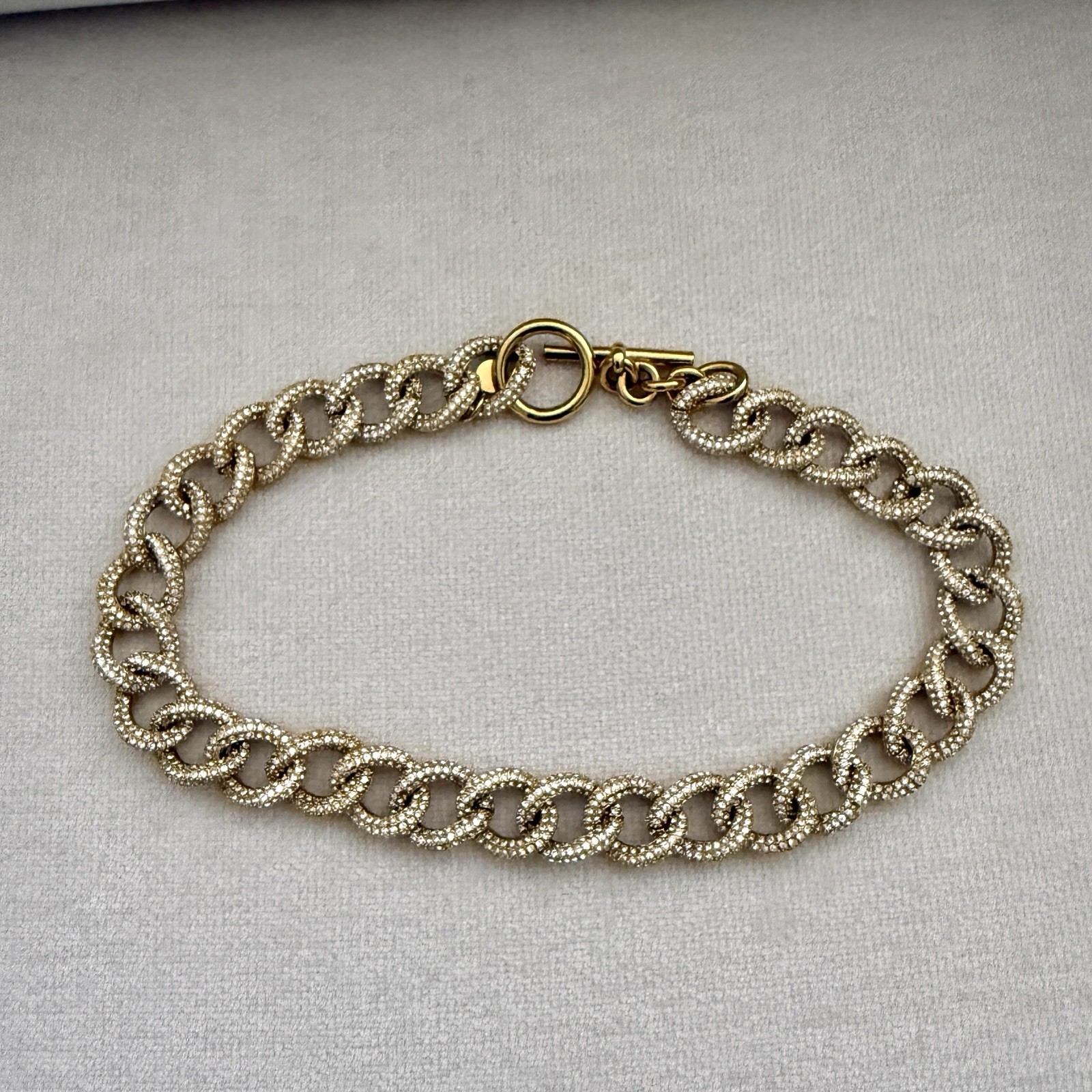 Gold Rhinestone, Michael Kors Necklace ￼