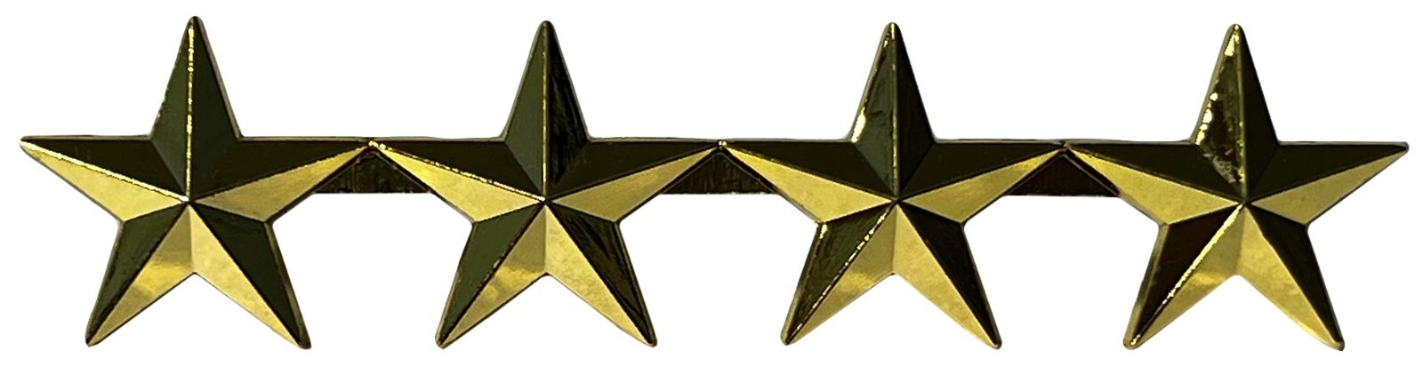 U.S MILITARY FOUR STAR GENERAL PIN GOLD COLLAR INSIGNIA PIN LAPEL