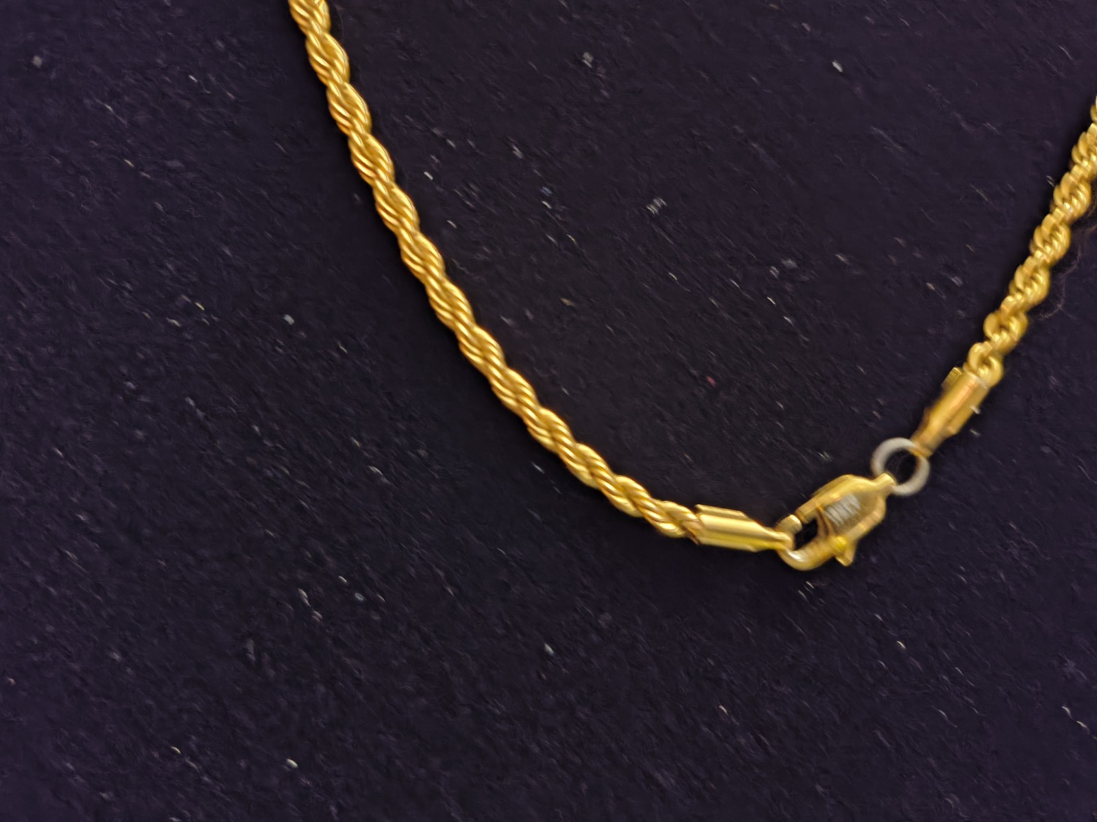 18k Gold Filled Rope Chain 26 In Long 3mm Thick