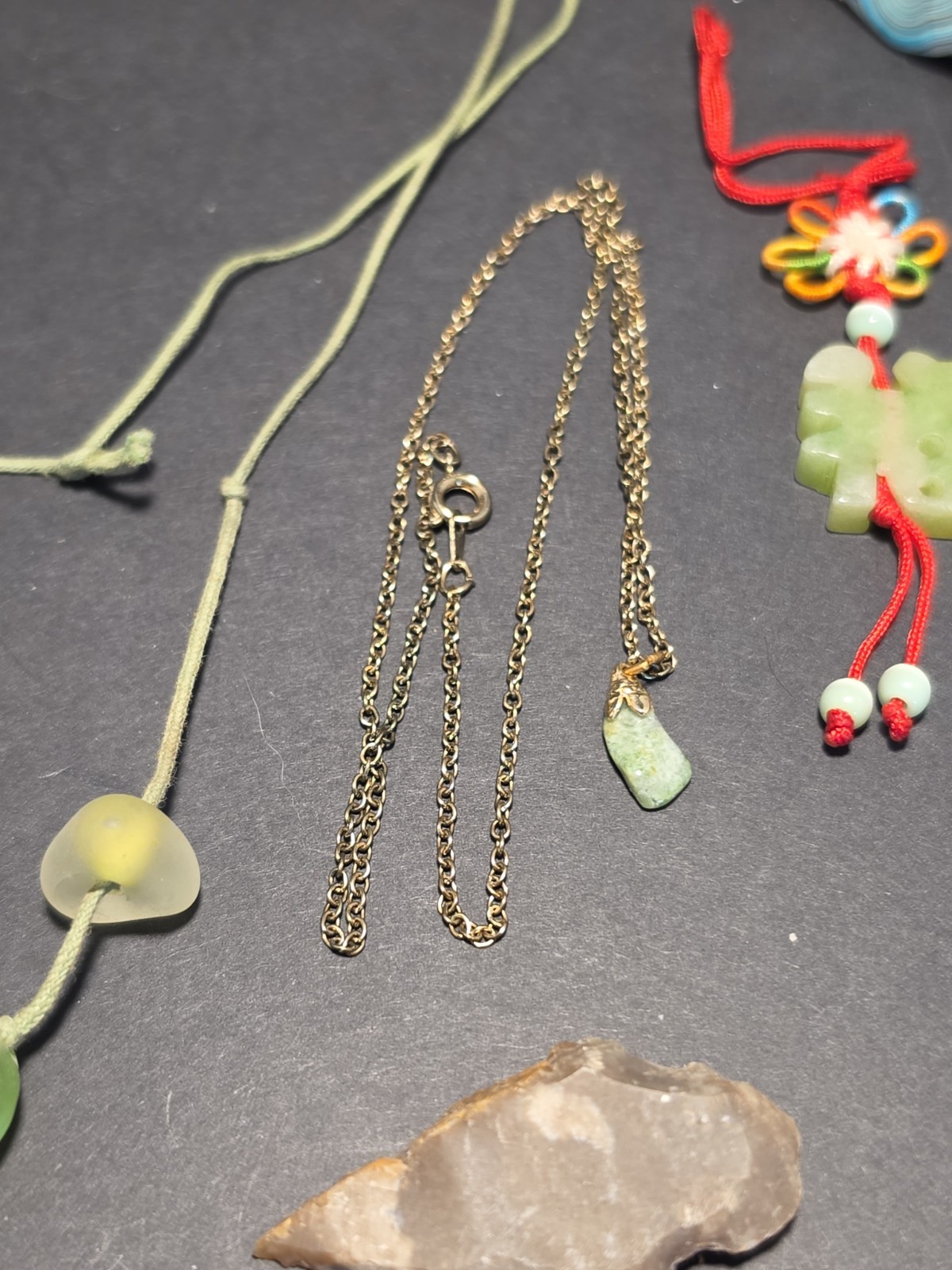 Assorted Group Stones Necklaces Arrowhead