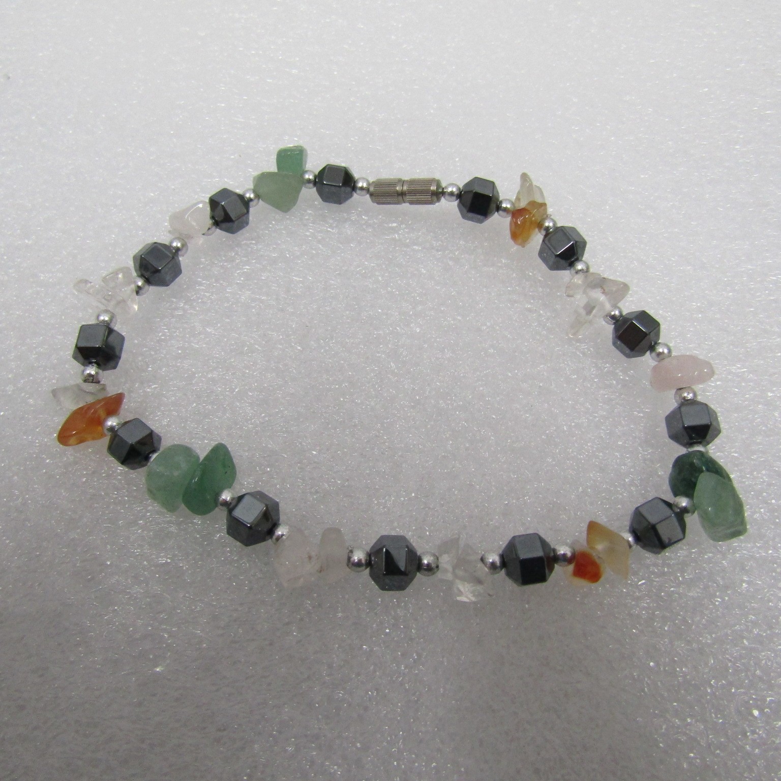 Women’s Jewelry Black Bracelet Hematite Beads None Magnetic
