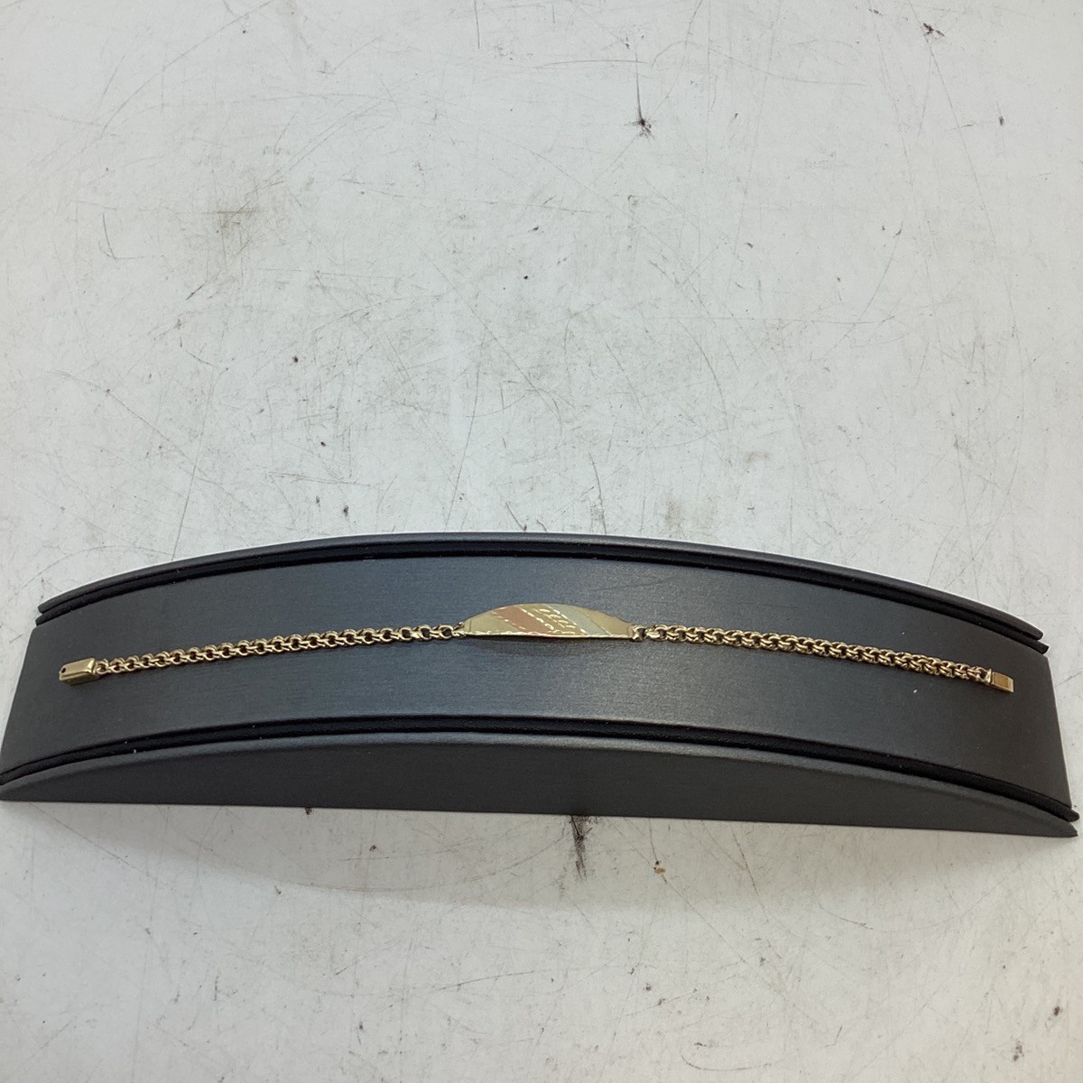 Gold ID Bracelet 10K Yellow Gold 4.5g 7 3/8″ Long (GO1067317)