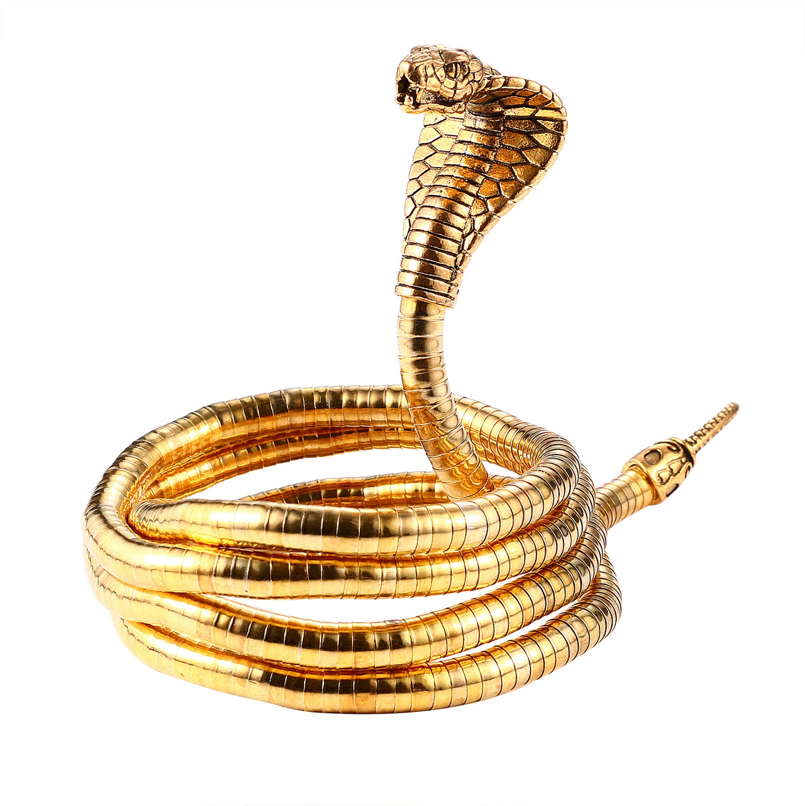 Women Flexible Bendable Snake Bracelet Adjustable Multi-Purpose Choker Necklaces