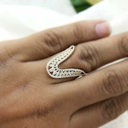 2.50 Ct Round Cut Simulated Diamond Engagement Ring 14K Yellow Gold Plated
