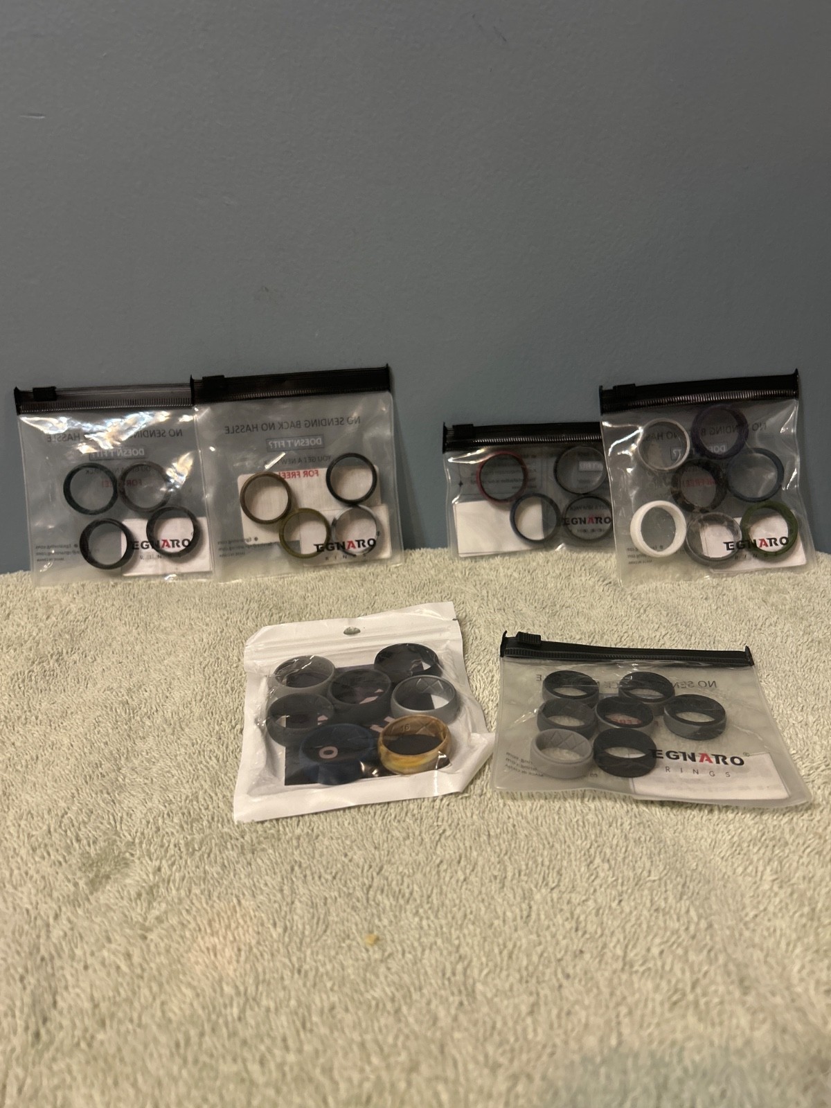 EGNARO RINGS LOT OF 6 : Size’s 16,15, (2)14. 6