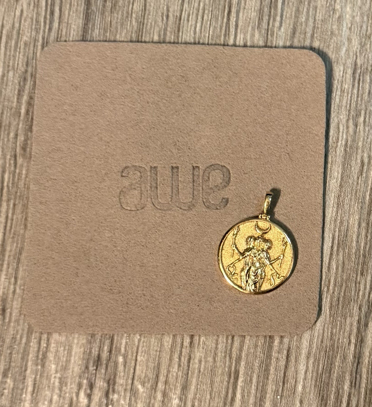 Awe Inspired Hecate Gold Vermeil Pendant