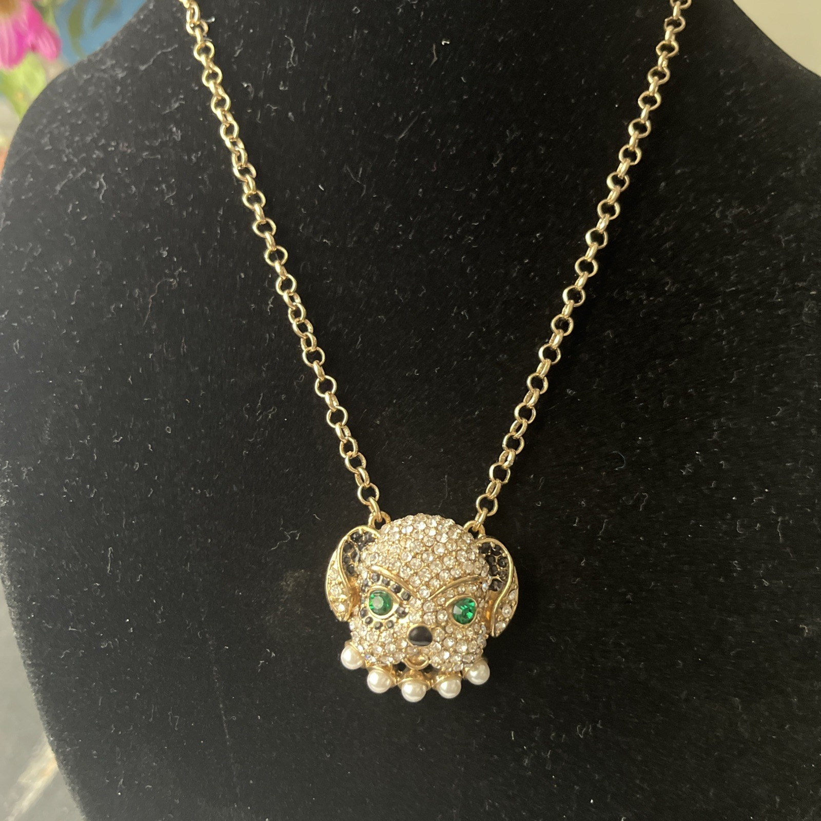 Betsey Johnson 2015 Holiday Gift Collection Dog Necklace Pet Shop Dog