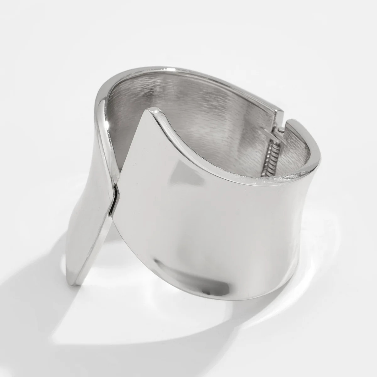 Alloy Open Cuff Bangle Bracelet Irregular Chunky Wide Silver Gold Tone Jewelry