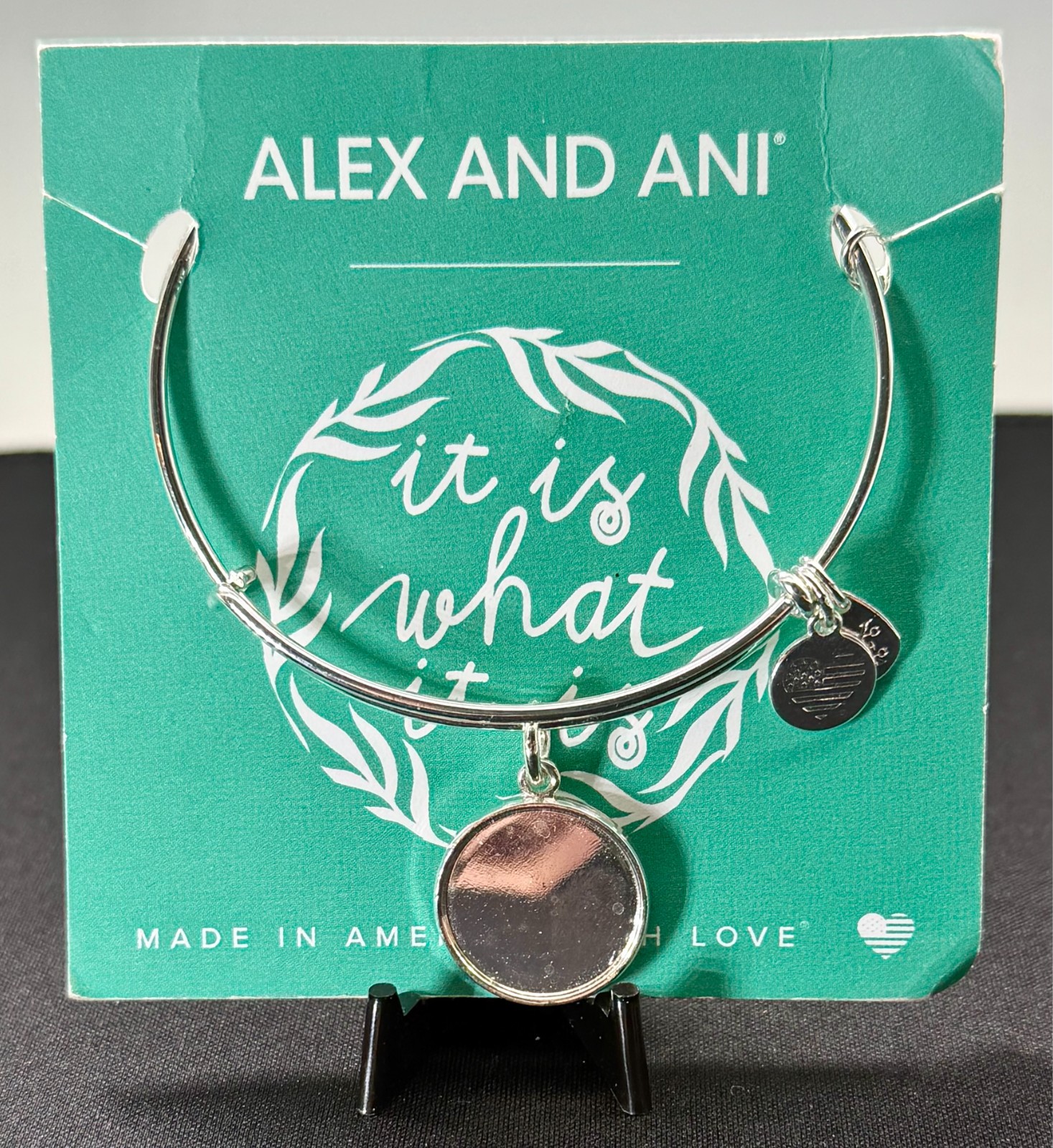 Alex and Ani Retired It Is What It Is Bangle Bracelet NWT w/Card
