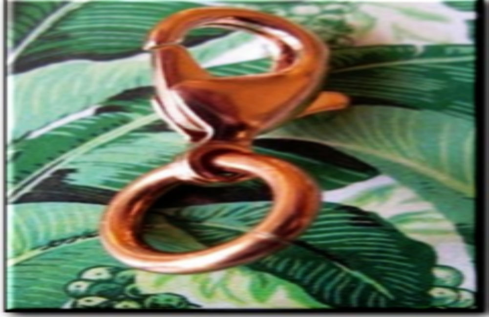 Men’s 8 Inch Solid Copper Bracelet CB683G – 3/8 of an inch wide.