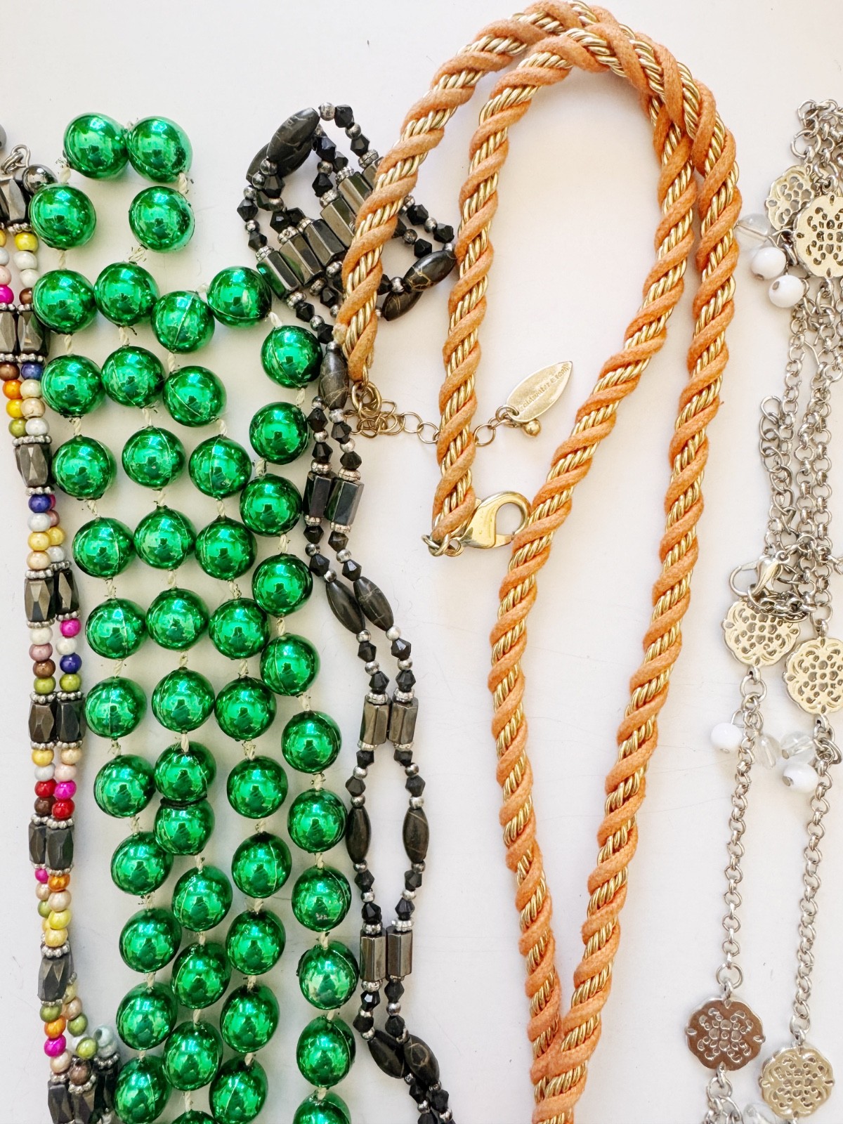 5pcs Fashion Necklace Lot Beaded Rope Chain Statement Layered Mixed Colors Boho