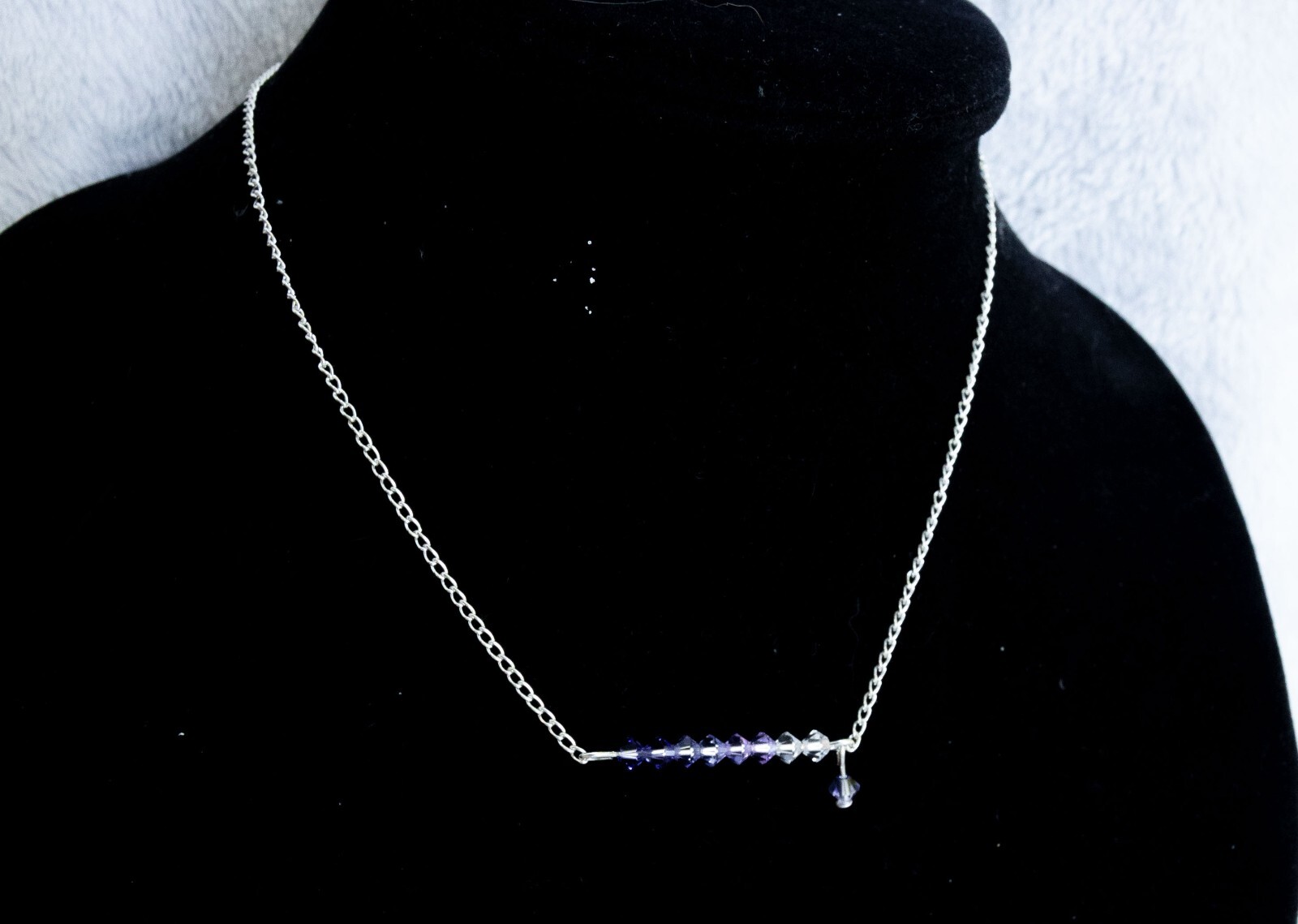 Necklace with Man-made Crystal