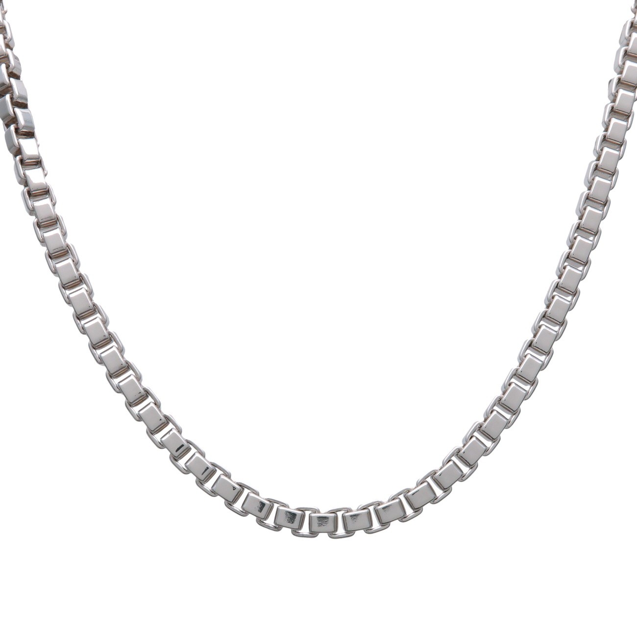 Tiffany & Co Venetian Link Necklace SV925 Silver Authentic Used F/S