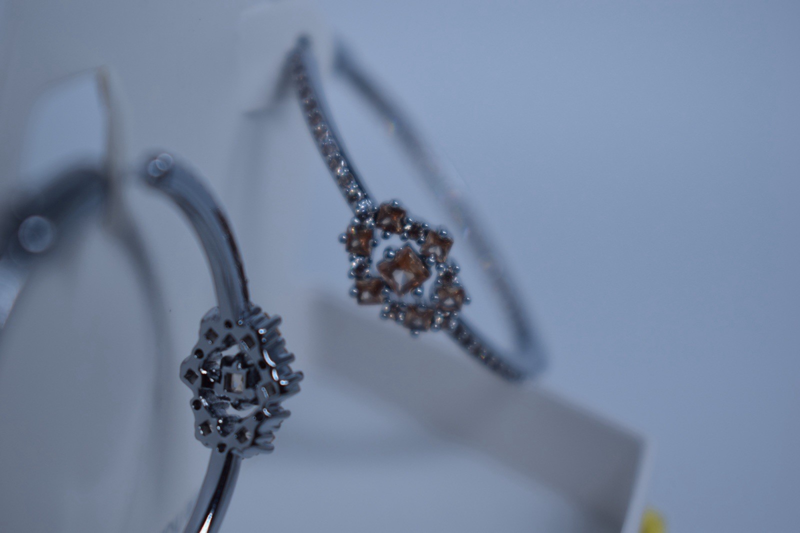 Bomb Party Earrings I’ve Loved You Forever Smokey topaz CZ hematite ER46038