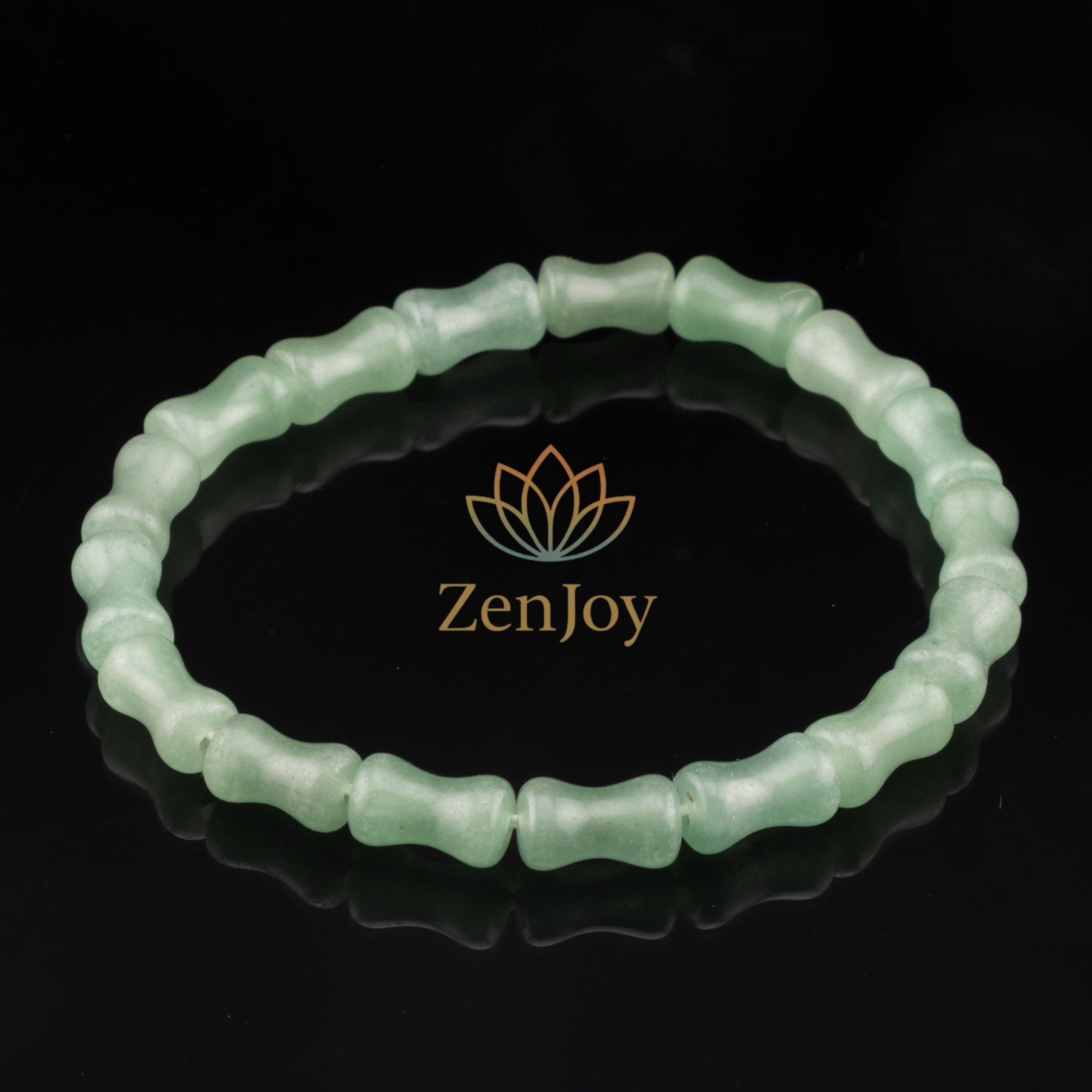 Aventurine Jade Bamboo Shaped Bracelet Women’s Bracelets for Girls