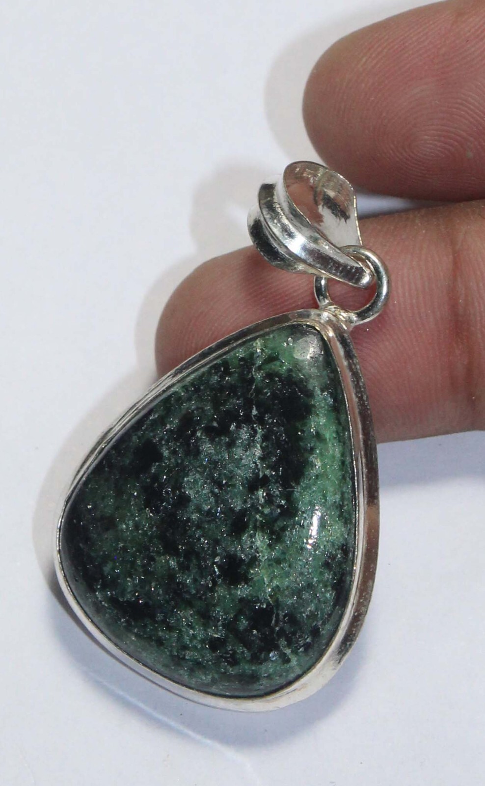 Ruby Zoisite Pear Shape Handmade Gemstone Pendant Jewelry Pendent Size 1.5 Inch