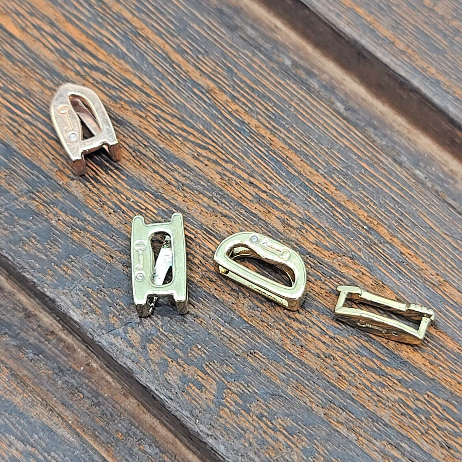 KEEP Collective Rose Gold “Pave A”, Gold “N”, “D” & “Arrow” Time Key Charm Set