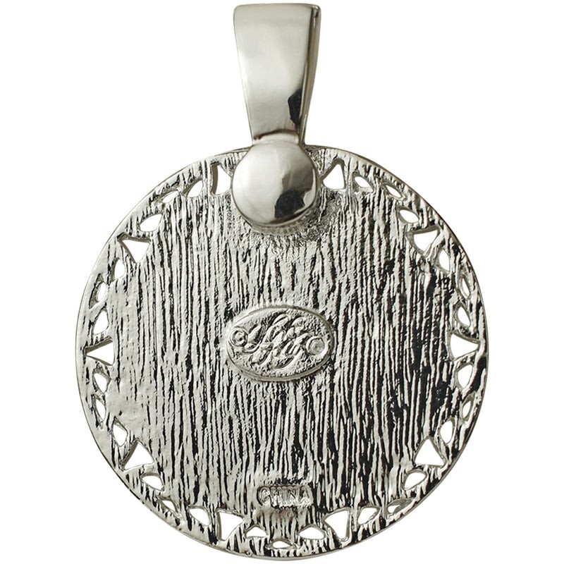 Kirks Folly Celtic Knot 25mm Sweetheart Illusion SeaviewMoon Foldover Pendant ST