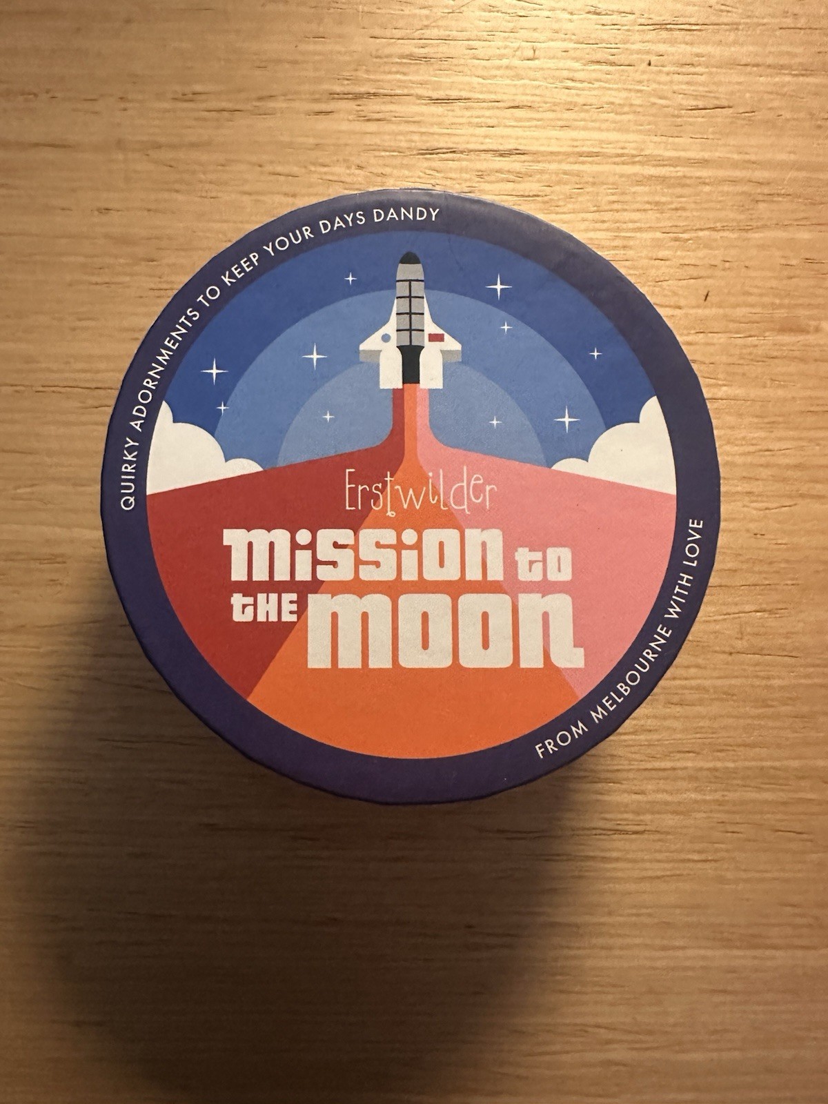 Erstwilder Sixth from the Sun Brooch Mission to the Moon EUC