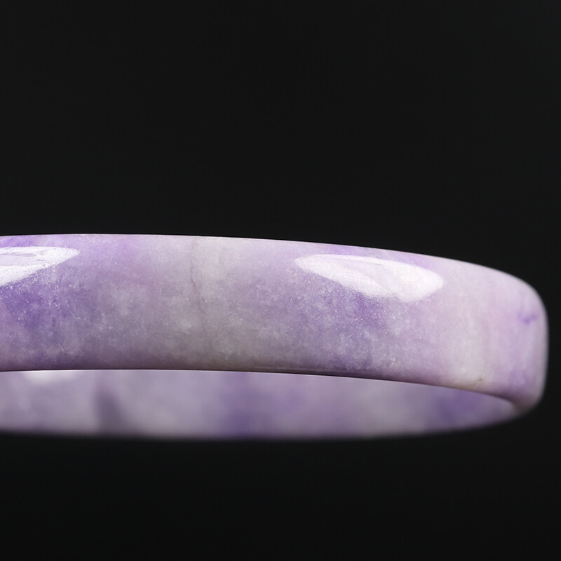57mm Lavender Purple Jadeite Jade Bangle Bracelet Women’s Chinese Jade 10471