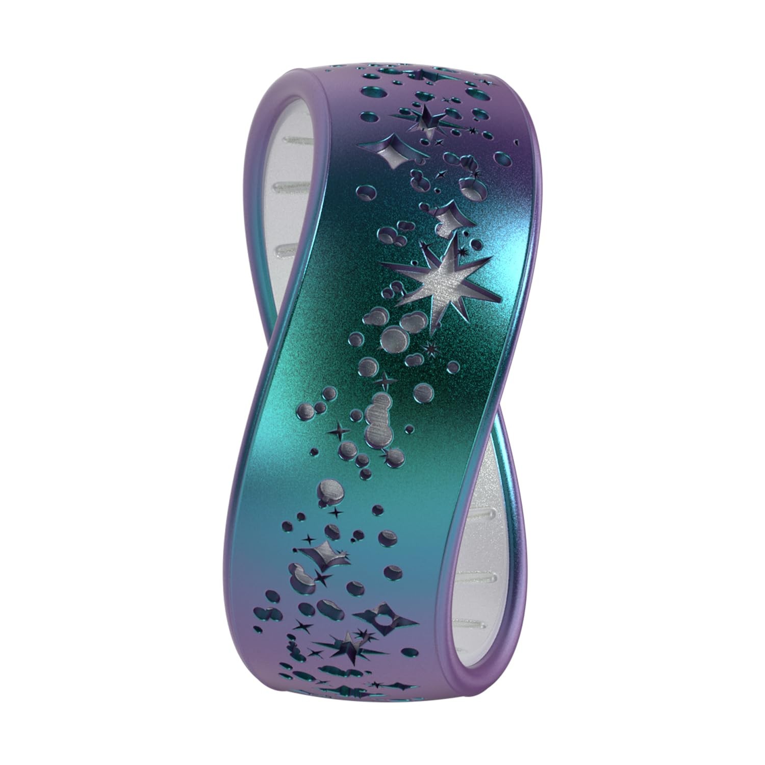Etched Classic Silicone Rings – Comfortable and Flexible Design – 8mm Wide, 2…