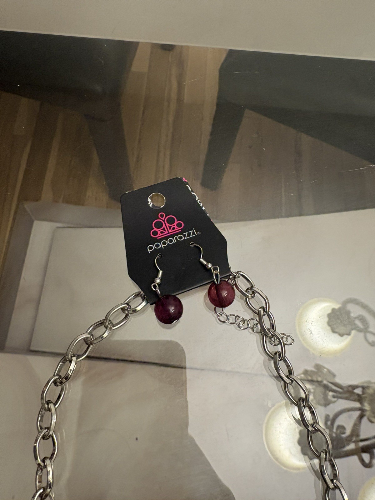 Paparazzi SORRY TO BURST YOUR BUBBLE purple necklace