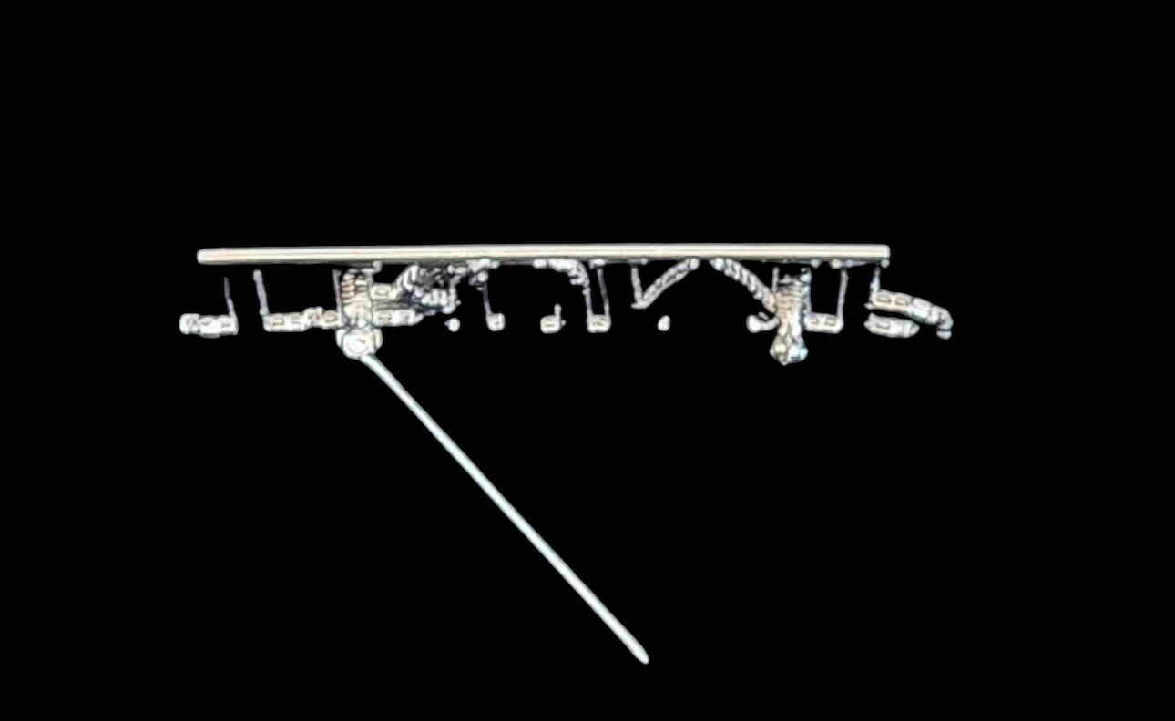 TRUMP MAGA Republican GOP Sparkly BLING Rhinestone Crystals Silver BIG BroochPin