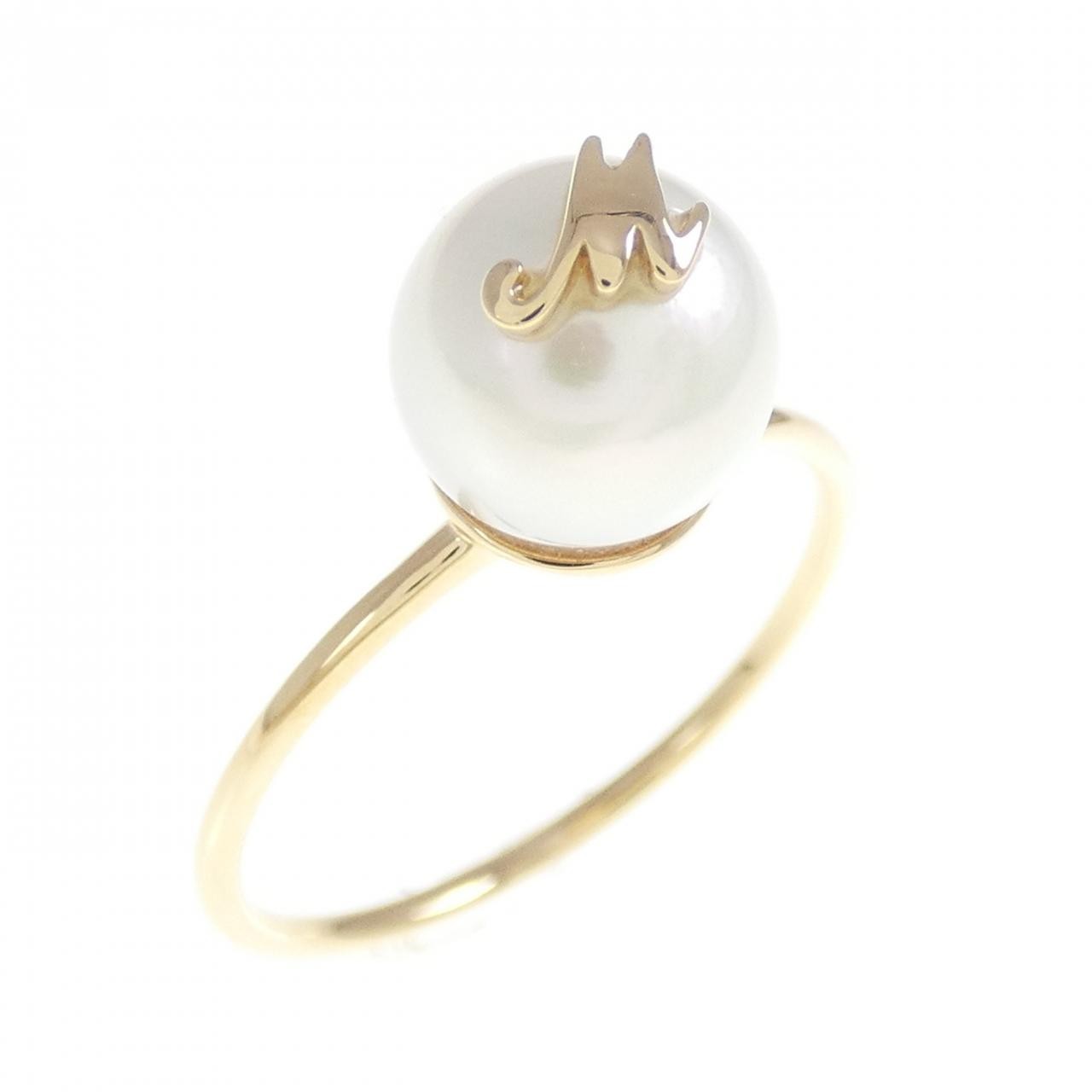 Authentic ete Akoya Pearl Ring 0.3″ #260-008-015-3870