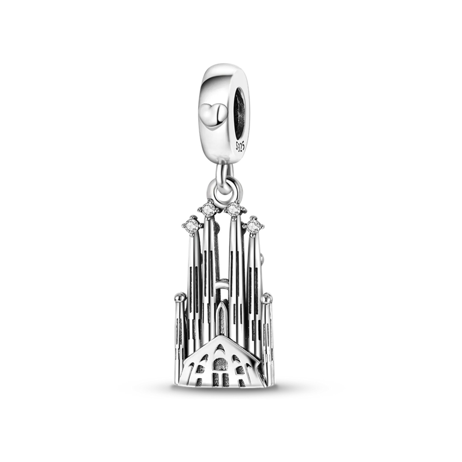 La Sagrada Familia Charm For Bracelet, Spain Charm, Barcelona Charm