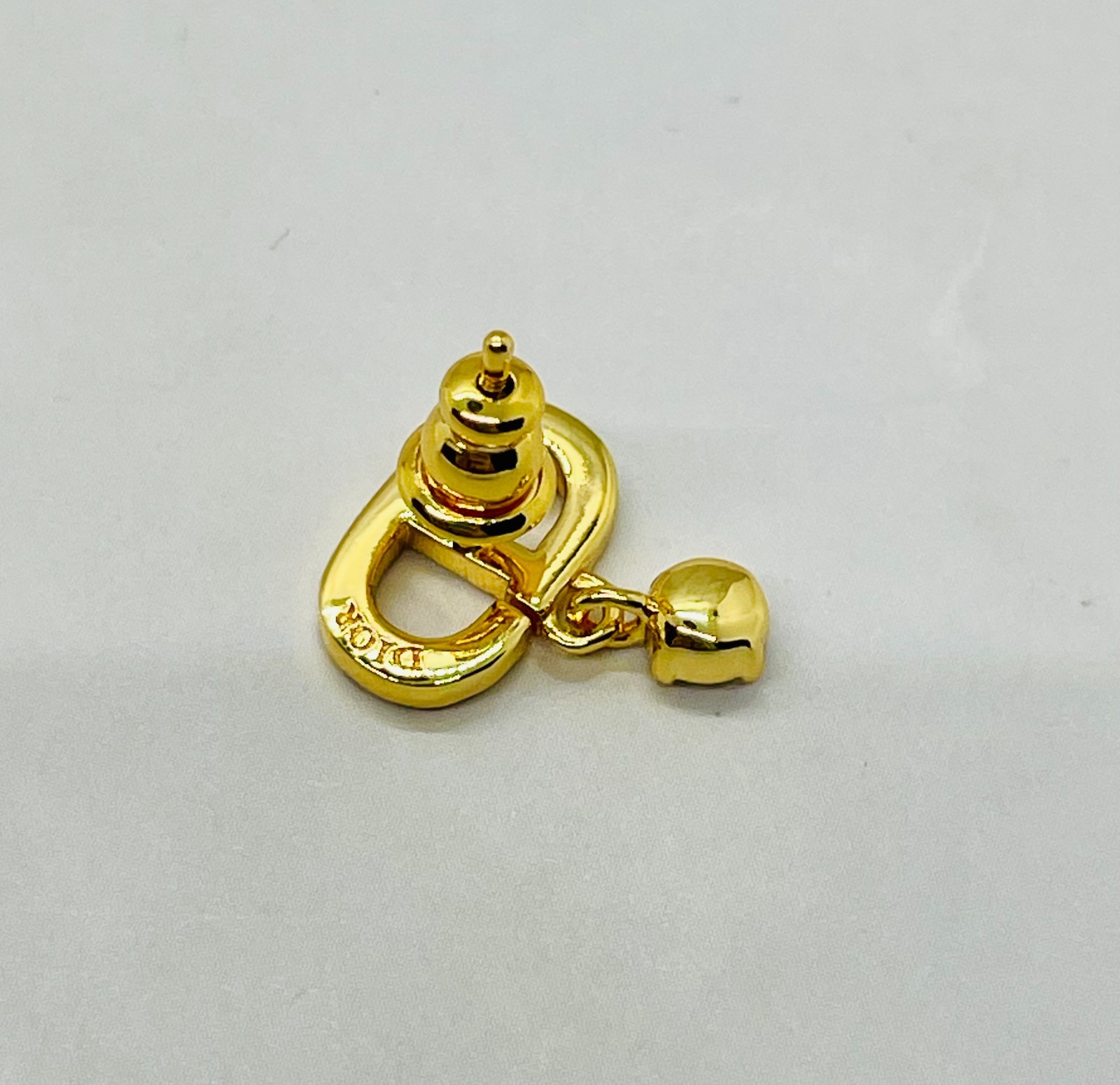 CHRISTIAN DIOR CD Rhinestone Earrings – Pre owned / MA6024