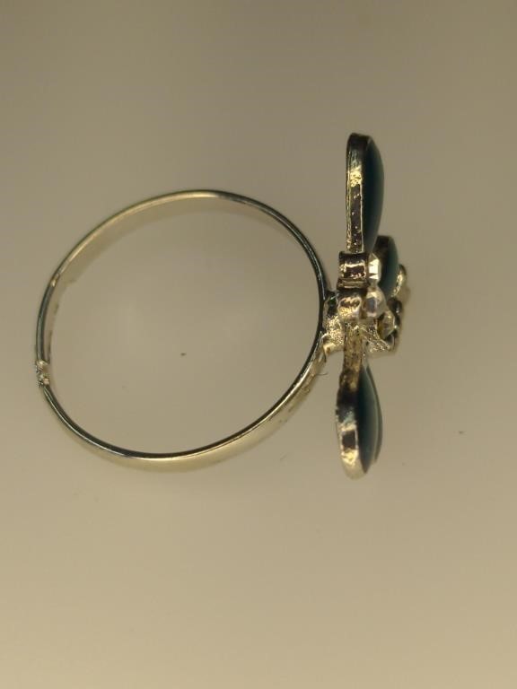 Yellow, Purple, Black, Orange, and Green Dragonfly Adjustable Fashion Rings