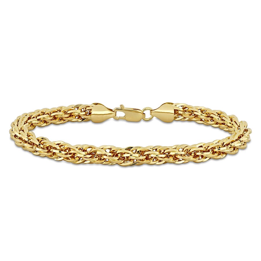 AMOUR 6mm Infinity Rope Chain Bracelet In 14K Yellow Gold, 7.5 In