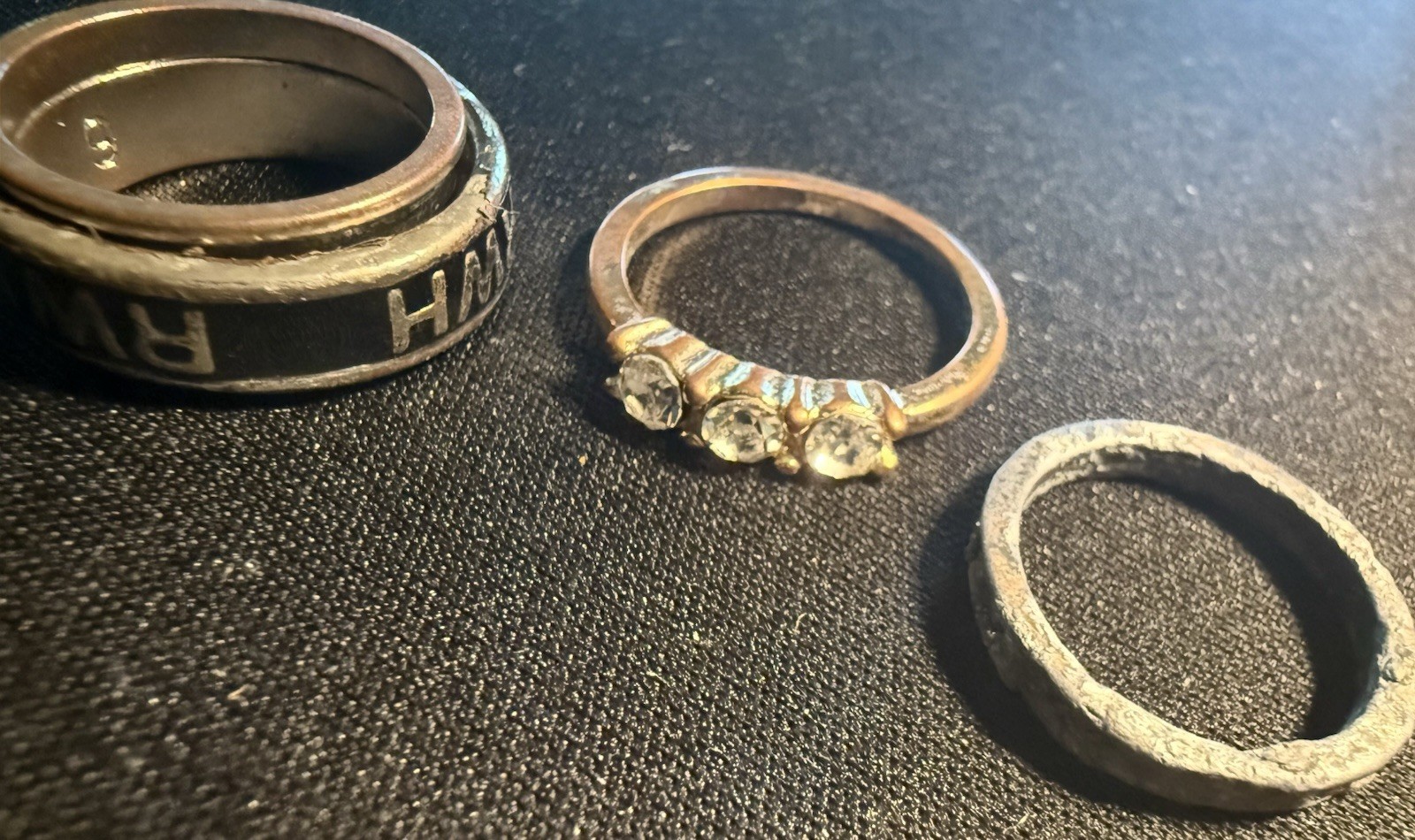 12 Ring Mixed Lot ONLY 5 Sterling Silver 925 Marked CZ Vintage Jewelry