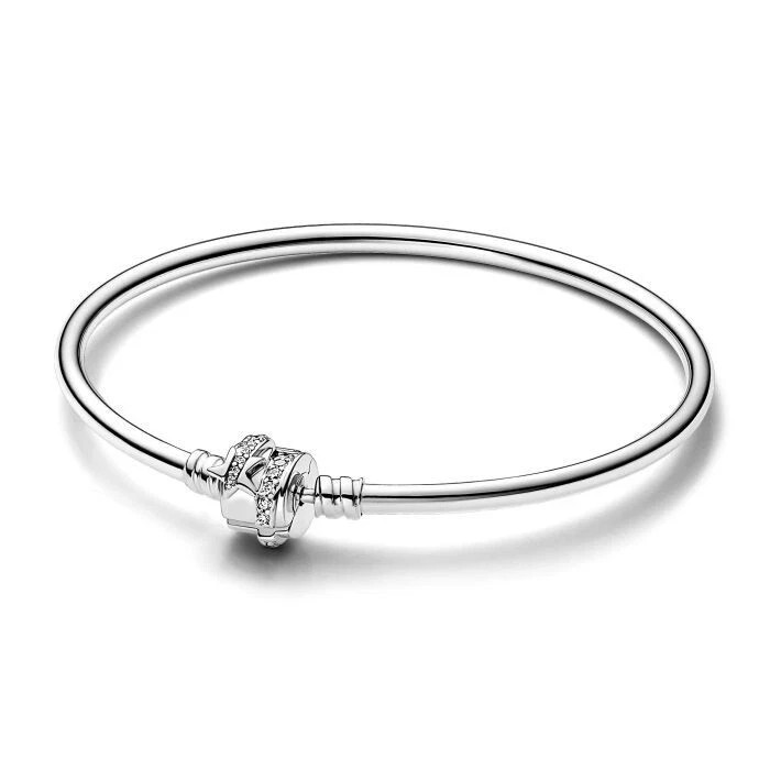 Pandora S925 Shooting Star Charm Bangle Bracelet 592733C01-21cm – Size 8in